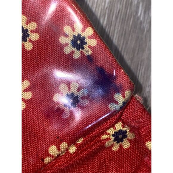 Vera Bradley "Americana Red" Floral/Paisley Wallet Trifold Clutch Crossbody - Picture 11 of 11